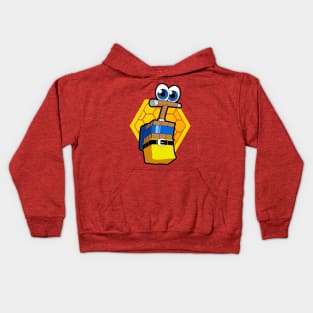 Glitter Gulch Plunger Kids Hoodie